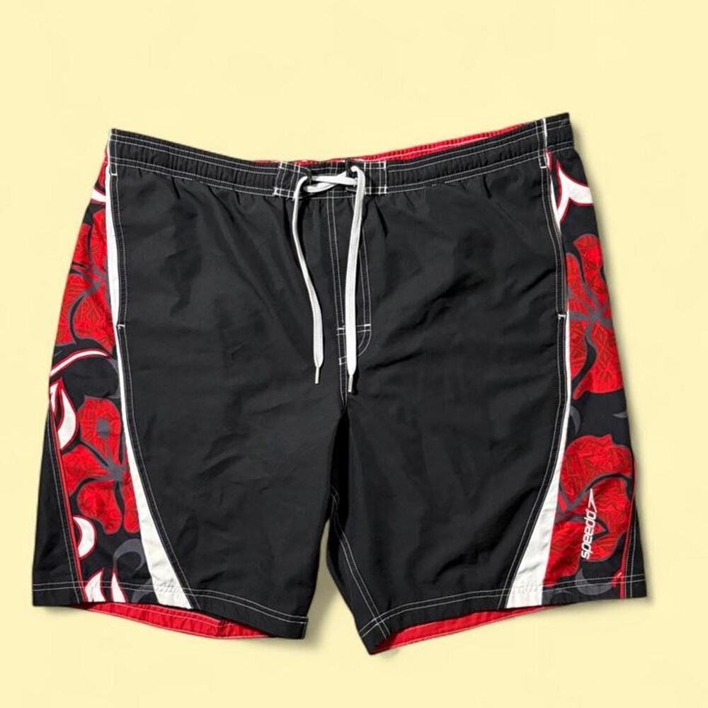 Vintage speedo black swim shorts